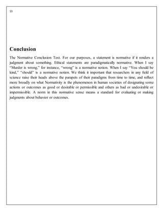 Normative theories (1) | DOCX