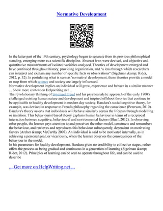 Normative Thesis | PDF