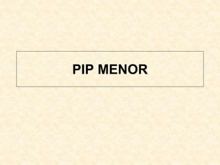 PIP MENOR
 