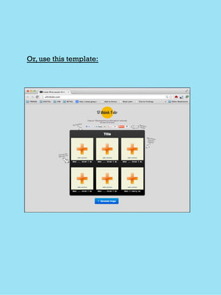 Or, use this template:
 