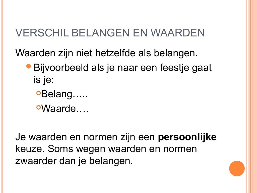 Normen en waarden maatschappijleer Normen en waarden maatschappijleer