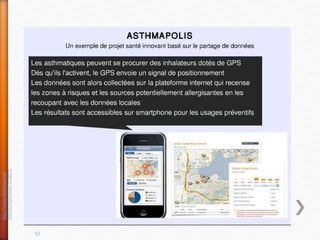 Open Data : exemples
52
http://www.slideshare.net
/libertic/lopendata-5128072
 