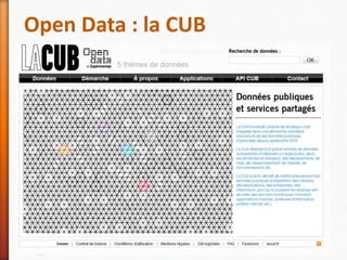 Open Data : la CUB
58
 