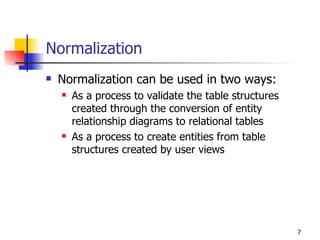 Normlaization | PPT
