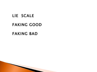 LlE  SCALE FAKING GOOD FAKING BAD 