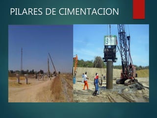 PILARES DE CIMENTACION
 