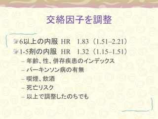 jӤ{
6Ϥڷ HR 1.83 1.51C2.21
1-5ڷ HR 1.32 1.15C1.51
C hԡ漲Υǥå
C ѩ`󥽥󲡤Пo
C ˟
C ꥹ
C Ϥ{ΤǤ
 