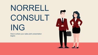 Here is where your sales pitch presentation
begins
NORRELL
CONSULT
ING
 