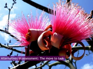 Alternatives in assessment: The move to task
 
