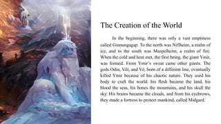 NORSE MYTH KEY STORIES.pptx FOR REPORTING | PPTX