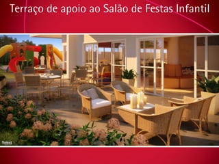 Terraço de apoio ao Salão de Festas Infantil 