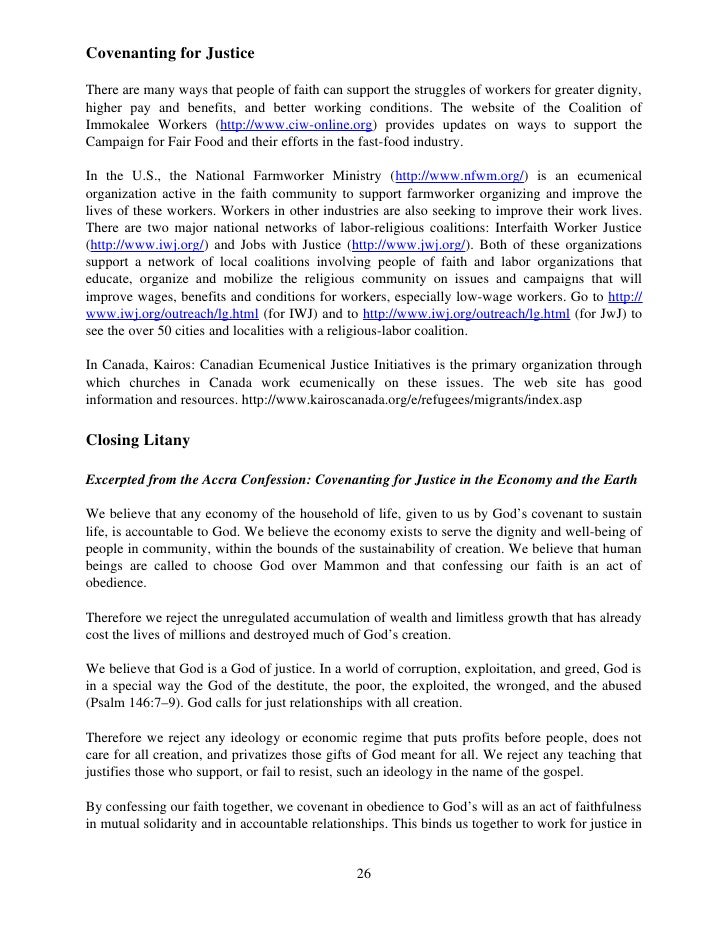 Globalization And The Churches Response