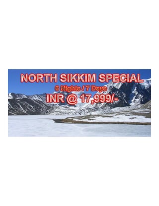 North sikkim tour package