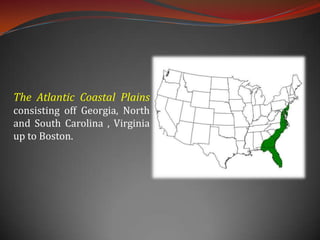 The plateaus of Western mountain The Colorado Plateau ranges from 5000 to 7000 feet in elevation.  It covers 130,000 square miles.