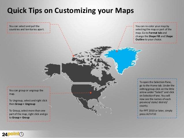 map of north america editable powerpoint presentation north america powerpoint