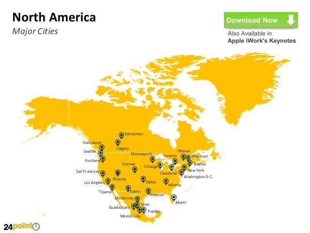 editable maps of north america
