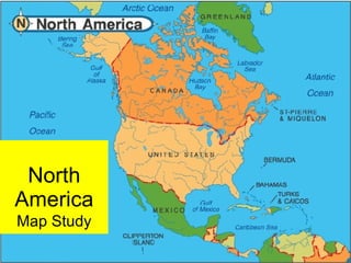 North America Map Study 
