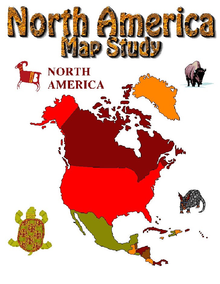 America map no labels