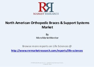 North American Orthopedic Braces & Support Systems
Market
By
MicroMarketMonitor
Browse more reports on Life Sciences @
http://www.rnrmarketresearch.com/reports/life-sciences
© RnRMarketResearch.com ; sales@rnrmarketresearch.com ;
+1 888 391 5441
 