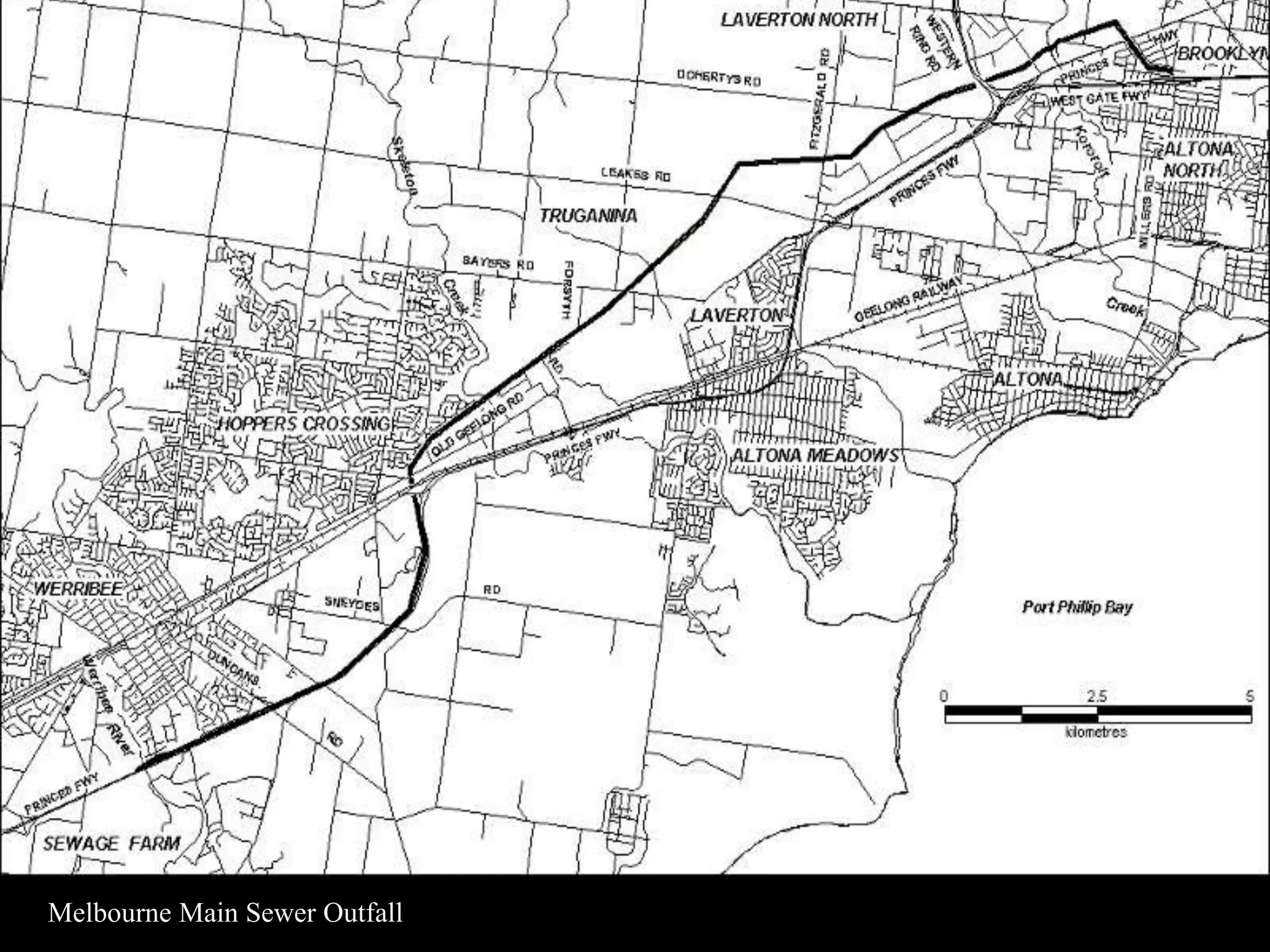 Insert urban melbourne imagel 
Melbourne Main Sewer Outfall 
 