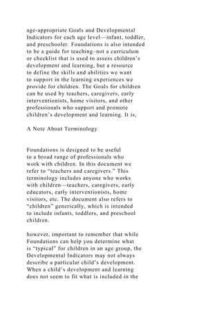 North Carolina Foundations for Early Learning and Devel.docx