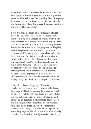 North Carolina Foundations for Early Learning and Devel.docx