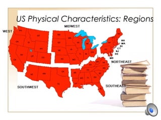 US Physical Characteristics: Regions
 
