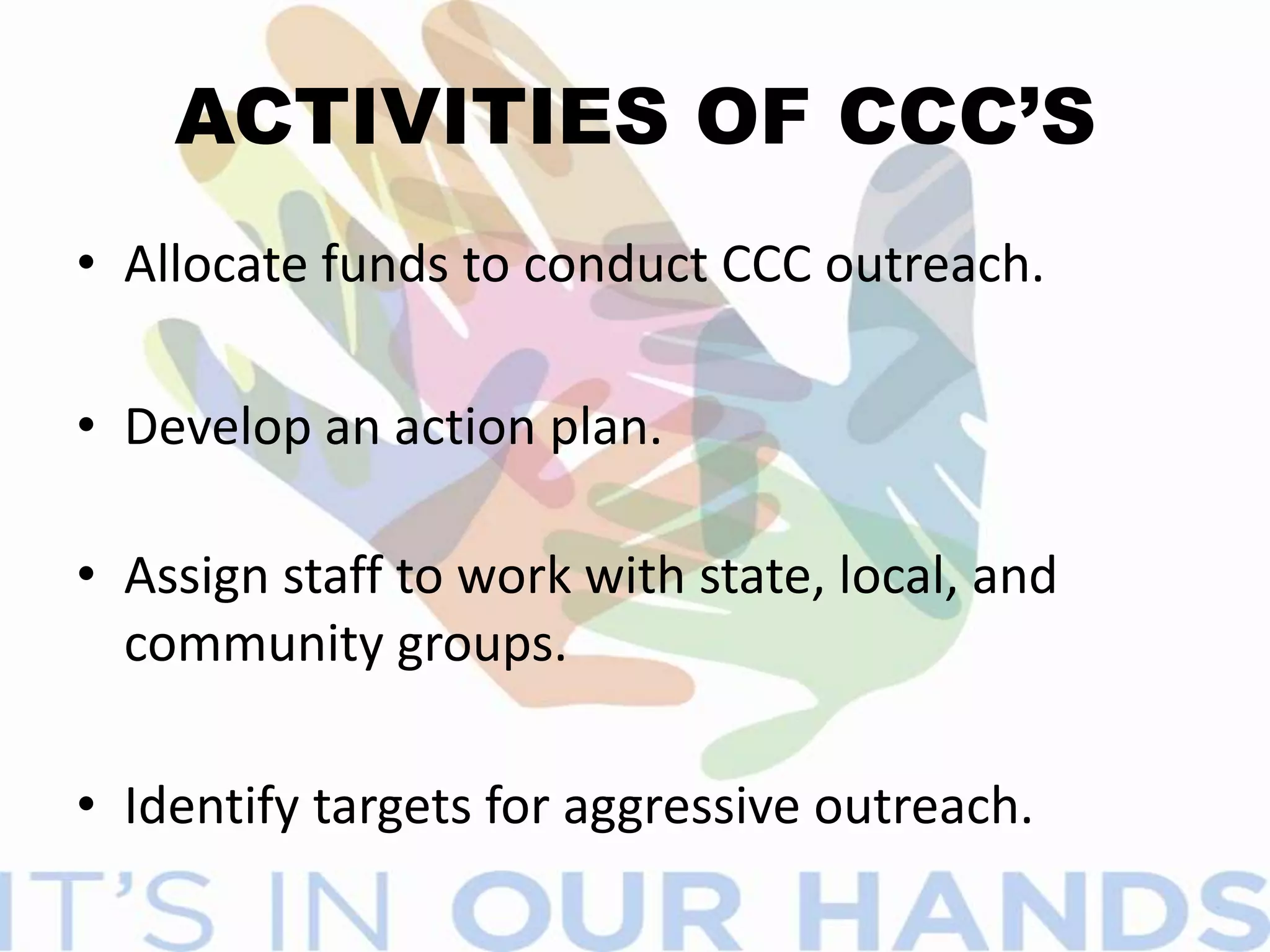 HOW IS IT USED?Census data are used to distribute over $400 billion in federal funds to local, state and tribal governments each year. Grants to educational agencies (school districts)Women, Infants, and Children (WIC) (food grants)Head Start programsPublic transportationRoad rehabilitation and construction Programs for the elderly Emergency food and shelter 