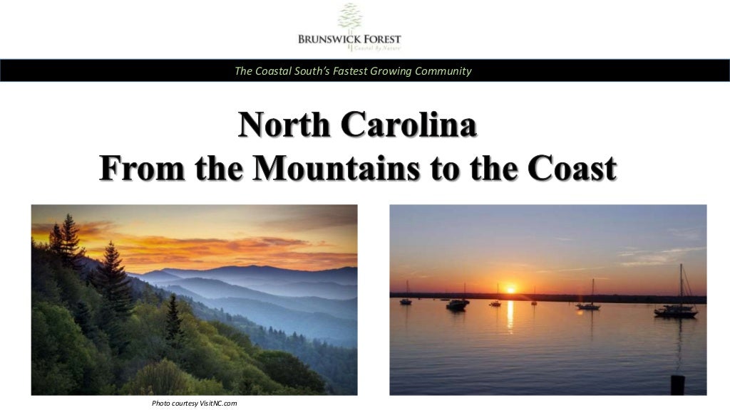 North carolina mountains to coast