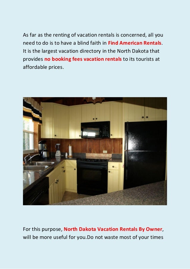 North Dakota Vacation Rentals By Owner