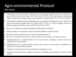 Agro-environmental ProtocolSão Paulo