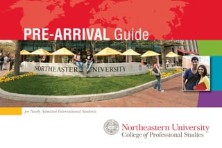 for Newly Admitted International Students
PRE-ARRIVAL Guide
 