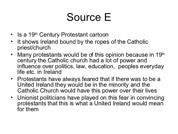 Ireland history coursework