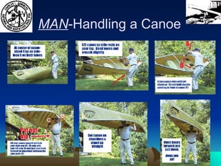 MAN -Handling a Canoe 