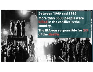 This gave the
British army
the power to
arrest,
interrogate
and detain
anyone
without trial.
 