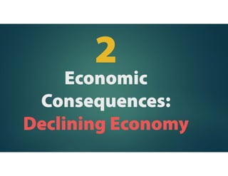 Beside human casualties, there are also
1. Social Consequences
 Social Segregation
2. Economic Consequences
 Declining Economy
3. Political Consequences
 Political Reform
 