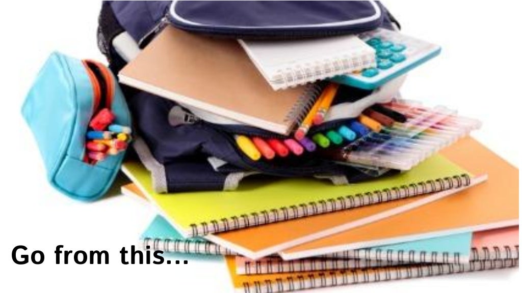 Keeping your backpack organized