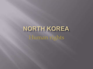 North korea Human rights 