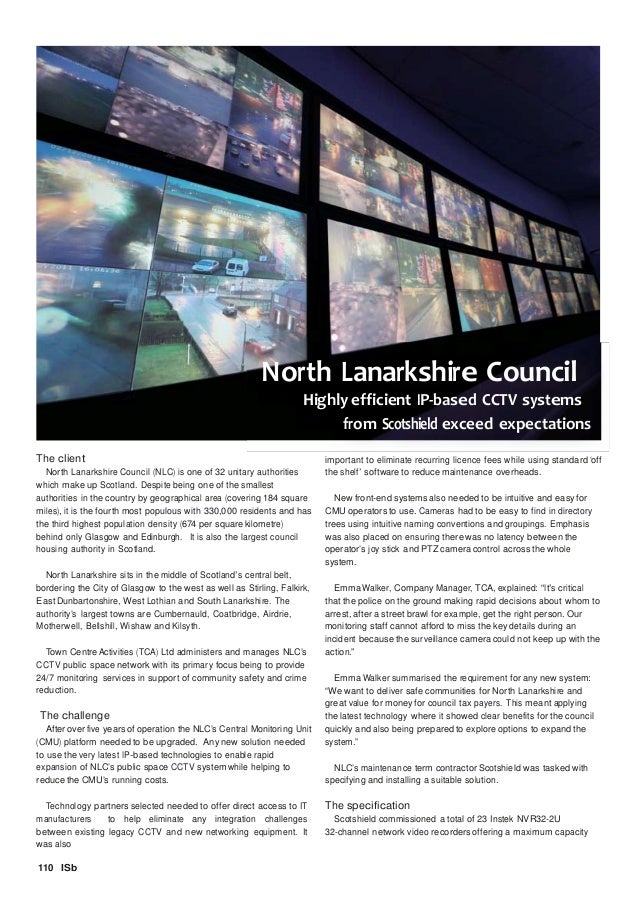 North lanarkshire council case study