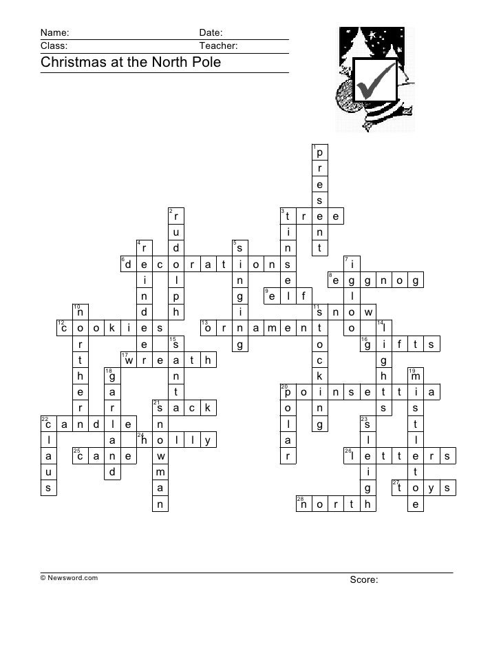 North Pole Worksheets