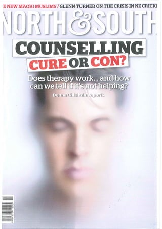 North & south counselling outcomes article march 2013