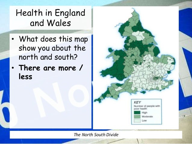 north south divide 8 health in england