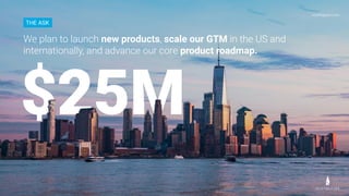 northspyre.com
$25M
We plan to launch new products, scale our GTM in the US and
internationally, and advance our core product roadmap.
THE ASK
northspyre.com
 