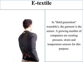 Textile Technological Innovation in Fashion. | PPTX