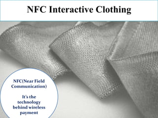 Textile Technological Innovation in Fashion. | PPTX