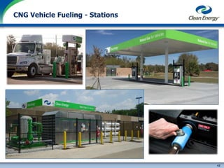 42
cleanenergyfuels.com
CNG Vehicle Fueling - Stations
 