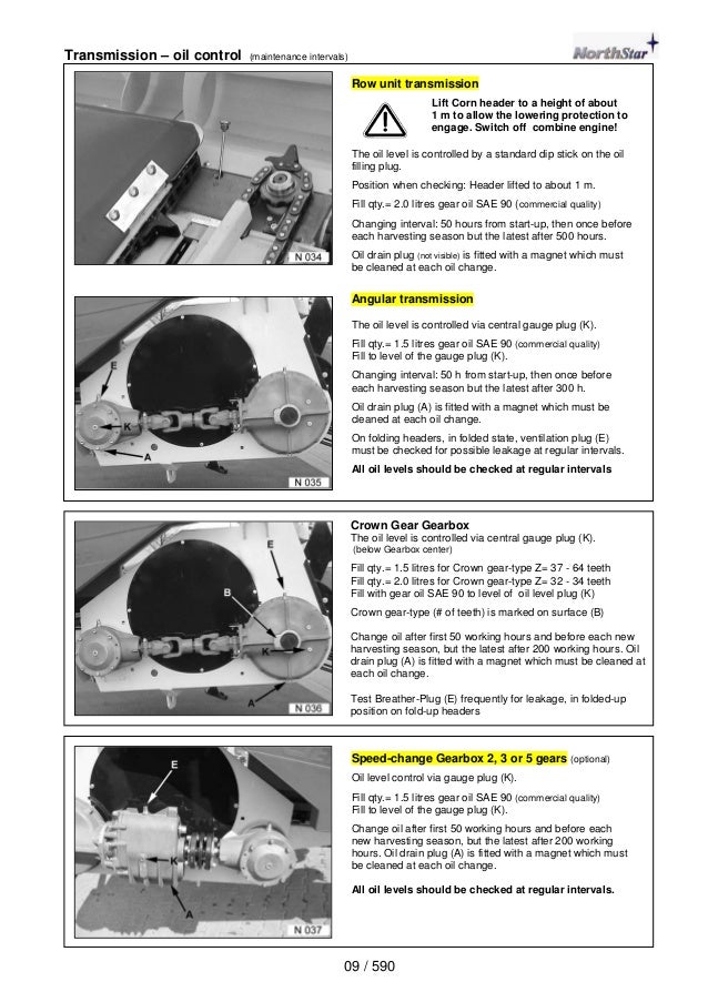 Geringhoff North Star operating instructions manual