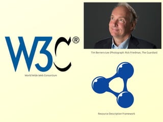 World Wide Web Consortium 
Tim Berners-Lee (Photograph: Rick Friedman, The Guardian) 
Resource Description Framework 
 