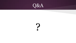 Q&A 
? 
 
