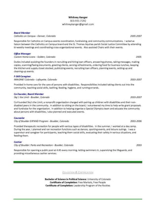 Northwestern Mutual Resume PPTX